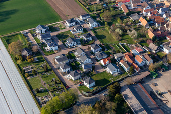 Obere Gartenstücke in Knittelsheim im Bundesland Rheinland-Pfalz, Deutschland