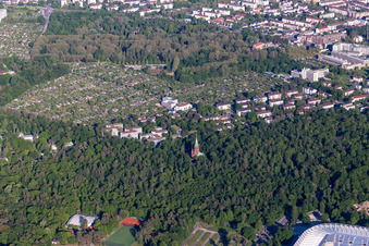 Kleingartenverein Hagsfelder Allee e.V im Ortsteil Oststadt in Karlsruhe im Bundesland Baden-Württemberg, Deutschland