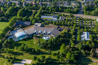 Fächerbad Karlsuhe im Ortsteil Hagsfeld in Karlsruhe im Bundesland Baden-Württemberg, Deutschland