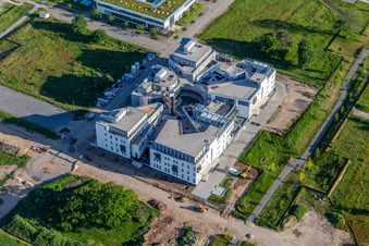 Schrägluftbild von Technologiepark, LTC Linder Technologie Campus im Ortsteil Rintheim in Karlsruhe im Bundesland Baden-Württemberg, Deutschland
