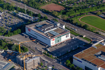 XXXLutz Mann Mobilia Karlsruhe im Ortsteil Rintheim im Bundesland Baden-Württemberg, Deutschland