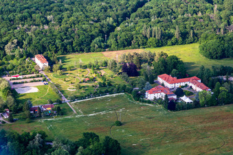 Campus Lachen Diakonissen im Ortsteil Speyerdorf in Neustadt an der Weinstraße im Bundesland Rheinland-Pfalz, Deutschland aus der Luft