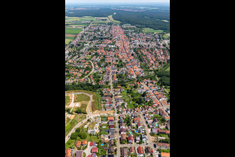 Drohnenaufname von Kandel im Bundesland Rheinland-Pfalz, Deutschland