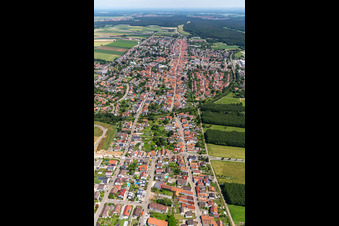 Kandel im Bundesland Rheinland-Pfalz, Deutschland aus der Drohnenperspektive