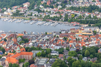 Hafenspitze in Flensburg im Bundesland Schleswig-Holstein, Deutschland