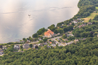 Luftbild von Vitalhotel Alter Meierhof im Ortsteil Ulstrupfeld in Glücksburg im Bundesland Schleswig-Holstein, Deutschland