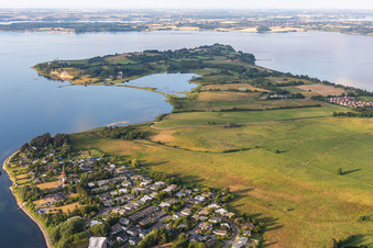 Badesteg Schausende Am Leuchtturm im Ortsteil Bockholm in Glücksburg im Bundesland Schleswig-Holstein, Deutschland