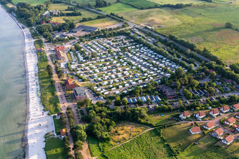 Luftbild von Camping HOLNIS,  Ostseecamp Glücksburg - Holnis im Ortsteil Bockholm im Bundesland Schleswig-Holstein, Deutschland