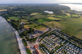 Luftaufnahme von Camping HOLNIS,  Ostseecamp Glücksburg - Holnis im Ortsteil Bockholm im Bundesland Schleswig-Holstein, Deutschland