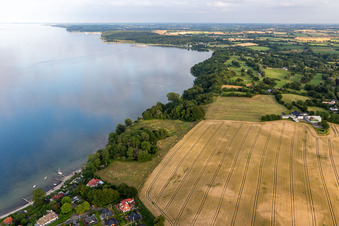 Luftaufnahme von Ortsteil Bockholm in Glücksburg im Bundesland Schleswig-Holstein, Deutschland