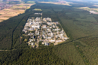 KIT-Campus Nord aus Süden im Ortsteil Neureut in Karlsruhe im Bundesland Baden-Württemberg, Deutschland