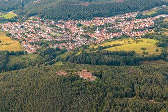 Burg Drachefels in Busenberg im Bundesland Rheinland-Pfalz, Deutschland