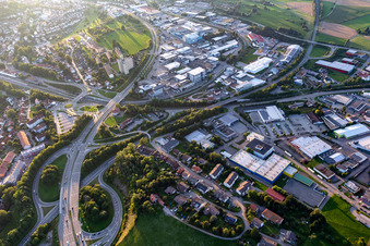 Industriegebiet in Freudenstadt im Bundesland Baden-Württemberg, Deutschland