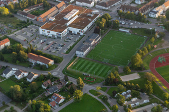 Ensemble der Sportplatzanlagen Hermann-Saam-Stadion in Freudenstadt im Bundesland Baden-Württemberg, Deutschland