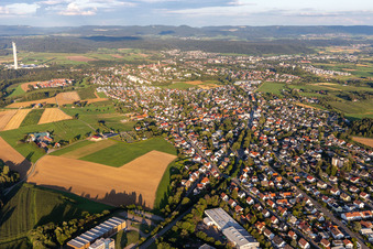 Luftbild von Zimmern ob Rottweil im Bundesland Baden-Württemberg, Deutschland