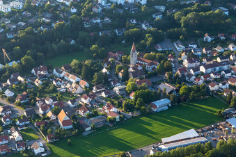 Altstadt mit St. Pelagius Kirche in Rottweil im Bundesland Baden-Württemberg, Deutschland