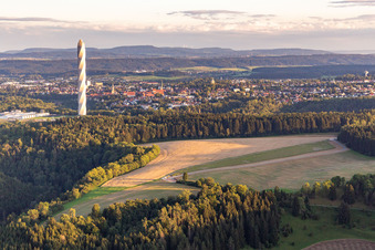 TK Elevator Testturm in Rottweil im Bundesland Baden-Württemberg, Deutschland