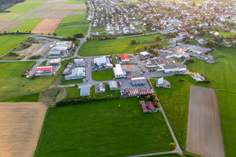Industriegebiet Riedstraße in Bösingen im Bundesland Baden-Württemberg, Deutschland