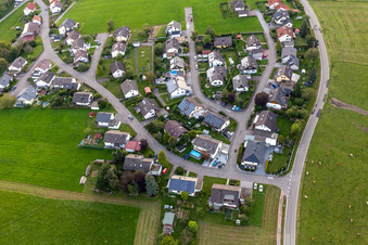 Schrägluftbild von Bösingen im Bundesland Baden-Württemberg, Deutschland