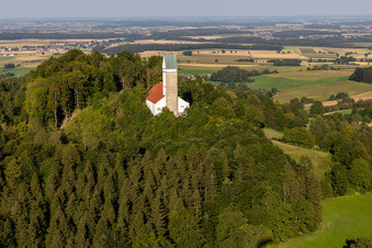 Wallfahrtskirche St. Johannes Baptist auf dem Bussen im Ortsteil Offingen in Uttenweiler im Bundesland Baden-Württemberg, Deutschland