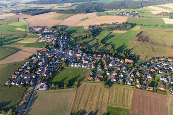 Luftbild von Ortsteil Braunenweiler in Bad Saulgau im Bundesland Baden-Württemberg, Deutschland