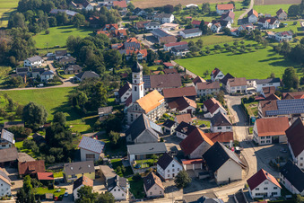 Kirche St. Sebastian im Ortsteil Reichenbach in Bad Schussenried im Bundesland Baden-Württemberg, Deutschland