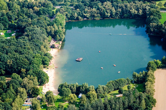 Waldfreibad Eyller See in Kerken im Bundesland Nordrhein-Westfalen, Deutschland
