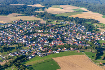 Schrägluftbild von Bingen im Bundesland Baden-Württemberg, Deutschland