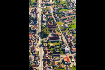 St. Konrad,  Rathaus Langenenslingen im Bundesland Baden-Württemberg, Deutschland