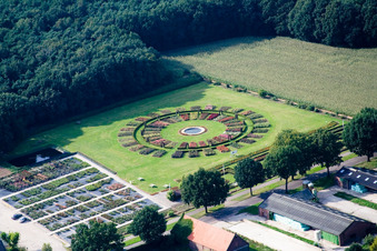 Luftaufnahme von Lottum im Bundesland Limburg, Niederlande