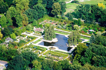 Luftaufnahme von Arcen im Bundesland Limburg, Niederlande