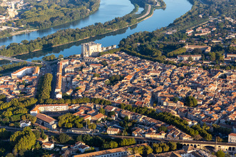Château de Tarascon über der Rhone im Bundesland Bouches-du-Rhône, Frankreich