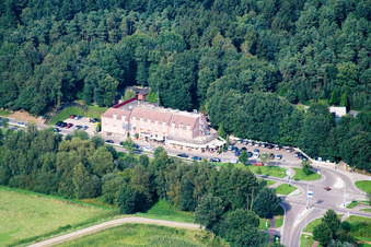 Luftaufnahme von Broekhuizen im Bundesland Limburg, Niederlande