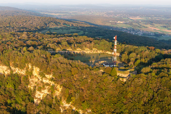 Luftbild von Fort de Montfaucon im Bundesland Doubs, Frankreich
