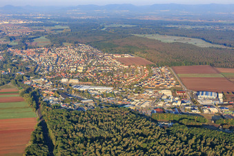 Gewerbegebiet Waldstückring in Bellheim im Bundesland Rheinland-Pfalz, Deutschland