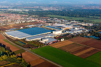 Industriegebiet Interpark in Offenbach an der Queich im Bundesland Rheinland-Pfalz, Deutschland