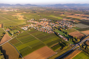 Mit neuer B38 Ortsumgehung in Impflingen im Bundesland Rheinland-Pfalz, Deutschland
