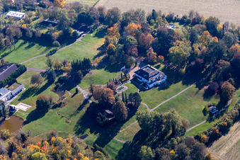Drohnenaufname von Ortsteil Durlach in Karlsruhe im Bundesland Baden-Württemberg, Deutschland