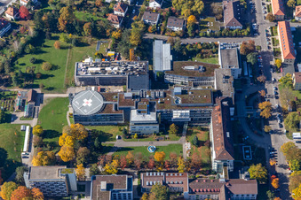 Klinikgelände des Krankenhauses Ev. Diakonissenanstalt Karlsruhe-Rüppurr im Ortsteil Rüppurr in Karlsruhe im Bundesland Baden-Württemberg, Deutschland