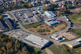 Gewerbegebiet Lauterburgerstr in Kandel im Bundesland Rheinland-Pfalz, Deutschland