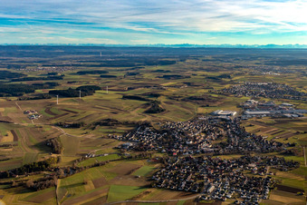 Luftbild von Ortsteil Waldmössingen in Schramberg im Bundesland Baden-Württemberg, Deutschland