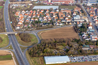 Ortsteil Dannstadt in Dannstadt-Schauernheim im Bundesland Rheinland-Pfalz, Deutschland