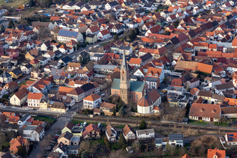 St. Stephanus in Lambsheim im Bundesland Rheinland-Pfalz, Deutschland