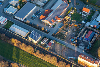 Luftbild von Neuen-Morgen in Rheinzabern im Bundesland Rheinland-Pfalz, Deutschland