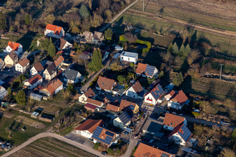 Prinz-Eugen-Straße im Ortsteil Arzheim in Landau in der Pfalz im Bundesland Rheinland-Pfalz, Deutschland