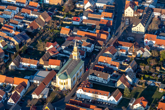 St. Martinus in Lingenfeld im Bundesland Rheinland-Pfalz, Deutschland