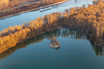 Altrhein in Leimersheim im Bundesland Rheinland-Pfalz, Deutschland