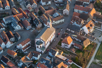 Kirche Neupotz im Bundesland Rheinland-Pfalz, Deutschland