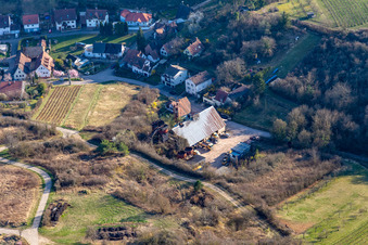 Waldstraße im Ortsteil Gleishorbach in Gleiszellen-Gleishorbach im Bundesland Rheinland-Pfalz, Deutschland