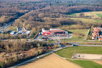 Bundespolizeirevier Bienwald in Scheibenhard im Bundesland Bas-Rhin, Frankreich
